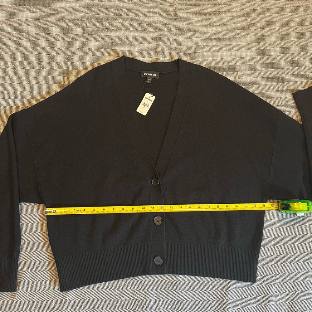 Express Black Dolman Sleeve Cardigan XL - Picture 8 of 8